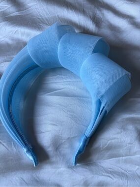 Light Blue Bow Headband  Fascinator